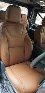 Black Pu Leather Full Bucket Car Seat Cover