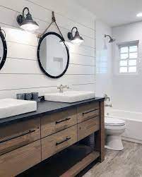 Shiplap Bathroom Wooden Bathroom