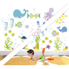 Ocean Animal Nursery Wall Stickers
