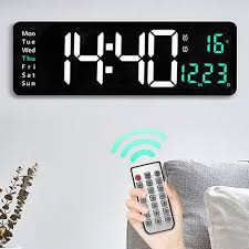 Wall Clock Dual Alarm Led Clocks