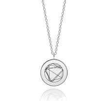 Sterling Silver Mini Birth Chart Necklace Personalised Natal Necklace Geometric Birth Necklace Baby Birth Necklace