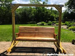 Diy Porch Swing With Garden Stand
