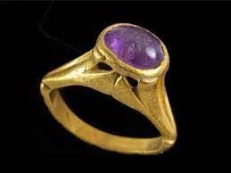 ancient amethyst ring found in israel