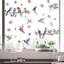 Pxcl Watercolor Birds Wall Sticker 2