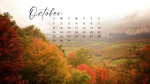 20 free october 2023 desktop calendar