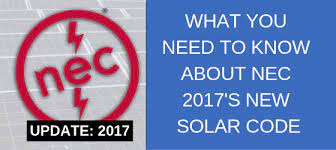 nec 2017 s new solar code