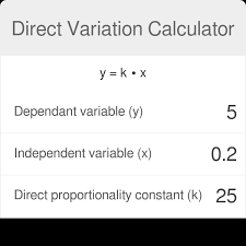 Direct Variation Calculator