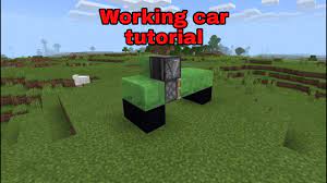 how to make a working redstone car in