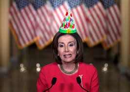 These days, the speaker of the house is following cdc guidelines with flair. Happy 80th Birthday Nancy Pelosi