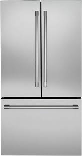 Water line and the water connection location. Monogram 23 1 Cu Ft French Door Counter Depth Refrigerator Stainless Steel Zwe23psnss Best Buy