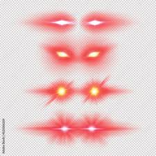 laser eyes meme light effect vector