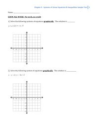 Chapter 6 Systems Of Linear Equations