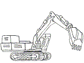 Free printable coloring pages for kids that can also be used for crafts, flash cards and other learning activities. Construction Vehicles Coloring Pages