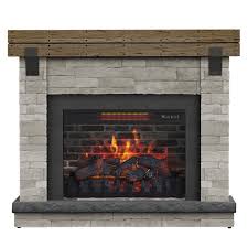 Roth 42 5 In Grey Electric Fireplace
