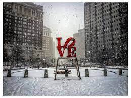 Philadelphia LOVE Snow (iPhone) | In the midst of a snowstor… | Flickr