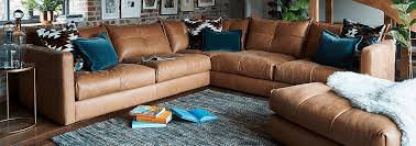 alexander and james tod leather corner sofa