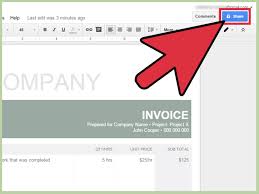 How To Make An Invoice In Google Docs 8 Steps With Pictures