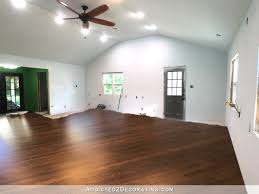 studio hardwood flooring stained or