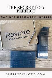 cabinet hardware install