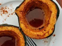 roasted acorn squash with er brown