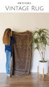 how to clean a vine rug bigger