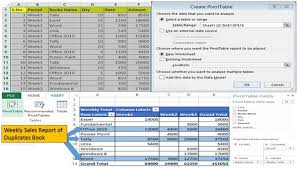 find duplicates with pivot table in excel