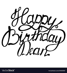 happy birthday dean name lettering