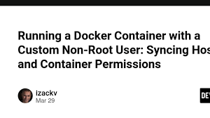 running a docker container with a