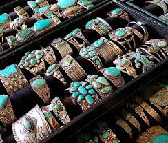 piles of native american jewelry