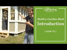 Build A Garden Shed Introduction