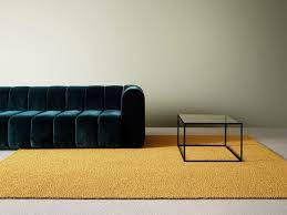 lav solid color rectangular rug by