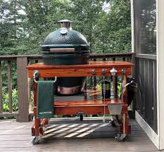 building your big green egg table