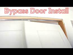 install sliding byp closet doors
