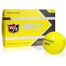 Wilson WS Fifty Elite Golf Balls, Yellow, 12-Pack - m