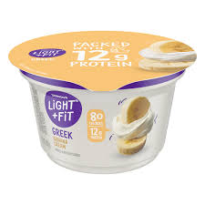 fit greek yogurt banana cream