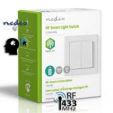 wireless rf 433 wall switch double