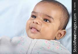 indian cute baby free stock images