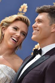 Scarlett johansson reveals most 'stressful' part of wedding to colin jost. Scarlett Johansson And Colin Jost Planned Their Wedding In Just A Few Weeks Vanity Fair