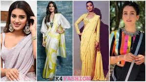 latest saree designs for college
