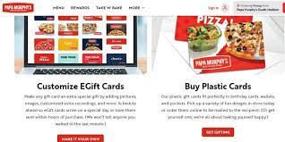 does papa murphy s offer gift cards