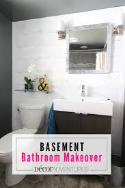Basement Bathroom Makeover Decor