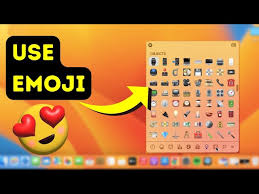 how to use emoji in macbook air pro or