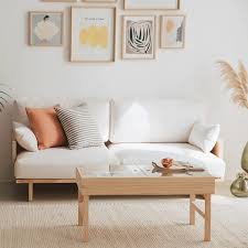 Sofa Made Of Natural Solid Wood Mistral