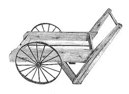 Peddler Cart 16 Spoke Wheel Wooden