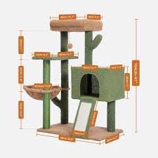 cactus cat tower scratching post