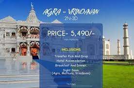 agra vrindavan tour packages at rs 5490