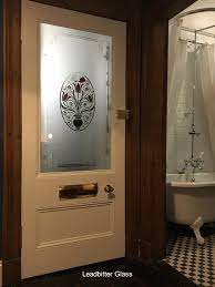 Traditional Etched Glass Door Glasgow