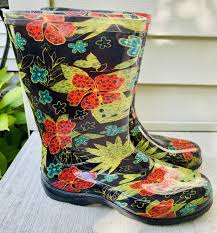 sloggers waterproof rubber rain boots