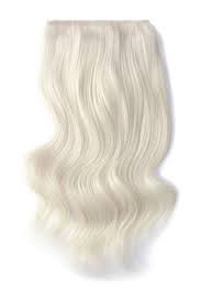 Blonde tape in hair extensions are an extremely popular color in the hair extension market for a number of reasons. Double Wefted Full Head Remy Clip In Human Hair Extensions Ice Blonde Cliphair Uk