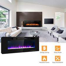 60 Inch Ultra Thin Electric Fireplace